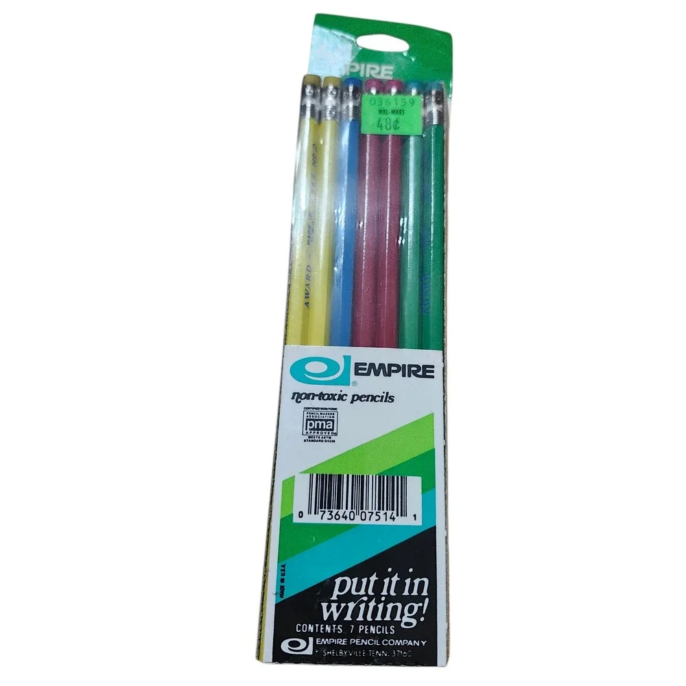 Empire Pencil Company vintage blister